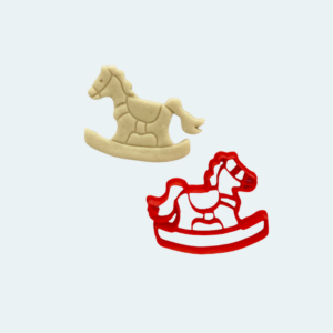 Keinuhevonen piparkakkumuotti