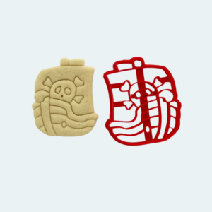 Merirosvolaiva piparkakkumuotti